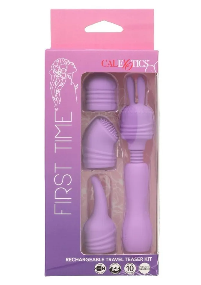 First Time Female Sex Toys First Time Rechargeable Silicone Travel Teaser Kit