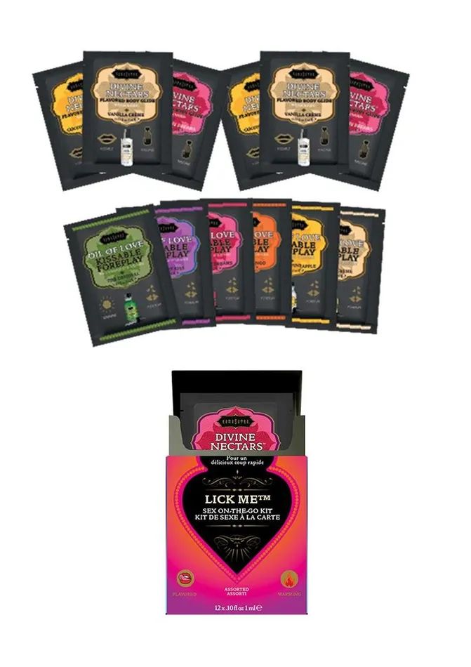 Gift Sets and Travel Kits Kama Sutra Lick Me SexToGo Kit Couples