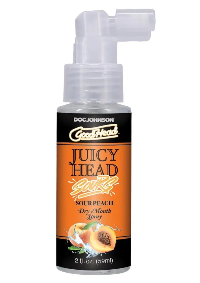 Goodhead Juicy Head Dry Mouth Spray Sour Peach GoodHead Male Sex Toys