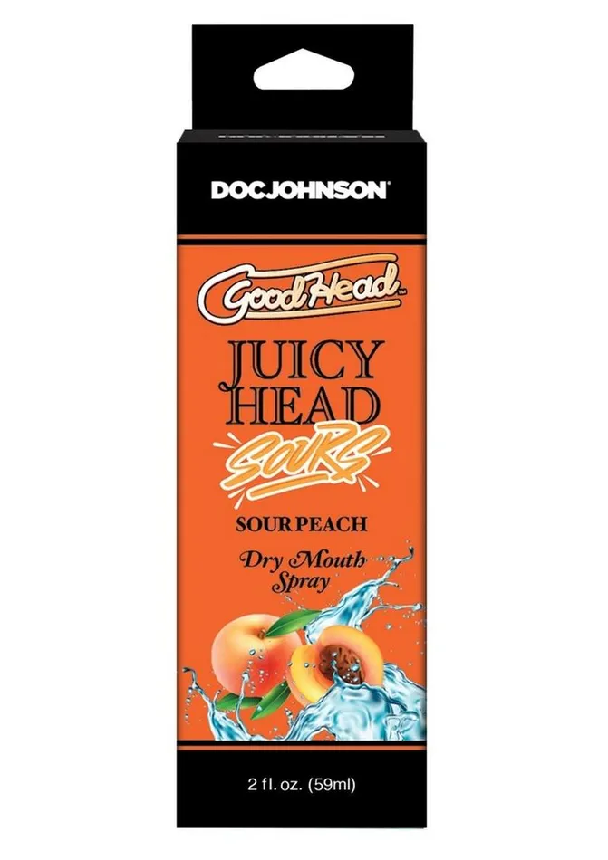Goodhead Juicy Head Dry Mouth Spray Sour Peach GoodHead Male Sex Toys