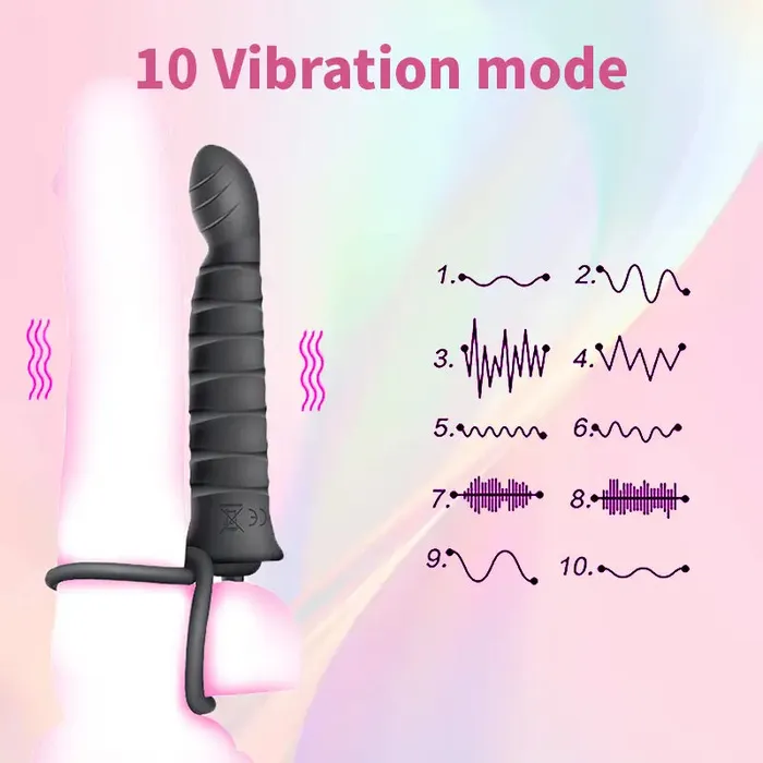 Inyarose Male Sex Toys 10Frequency Lock Cum Couple Sharing Cock Ring