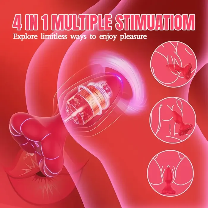 Inyarose Vibrators Rose AppControlled Anal Vibrator
