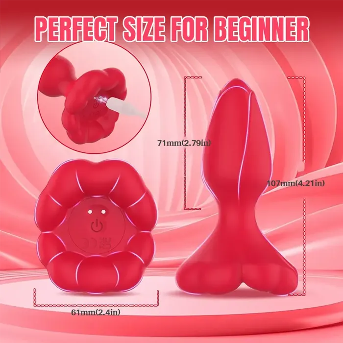 Inyarose Vibrators Rose AppControlled Anal Vibrator