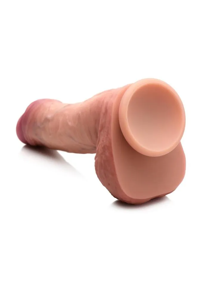 Jock Female Sex Toys Jock Dual Density Uncut Dildo with Balls