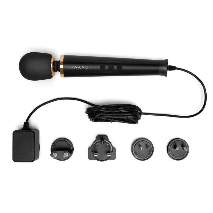 Le Wand Powerful Petite Plug In Wand Massager Black Le Wand Anal