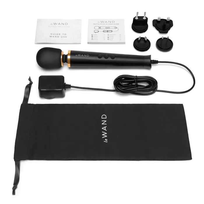 Le Wand Powerful Petite Plug In Wand Massager Black Le Wand Anal