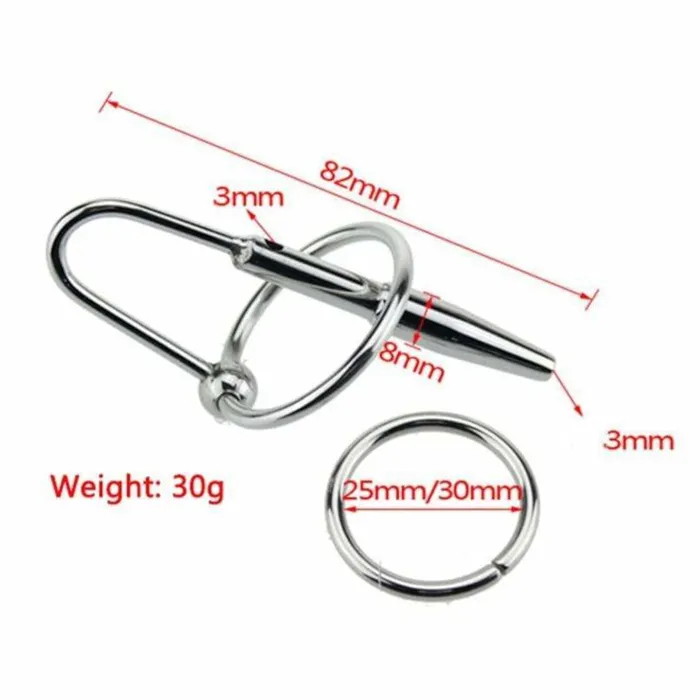 Love Plugs Male Sex Toys Cum Thru Urethral Plug with Cock Ring Love Plugs Male Sex Toys Cum Thru Urethral Plug with Cock Ring