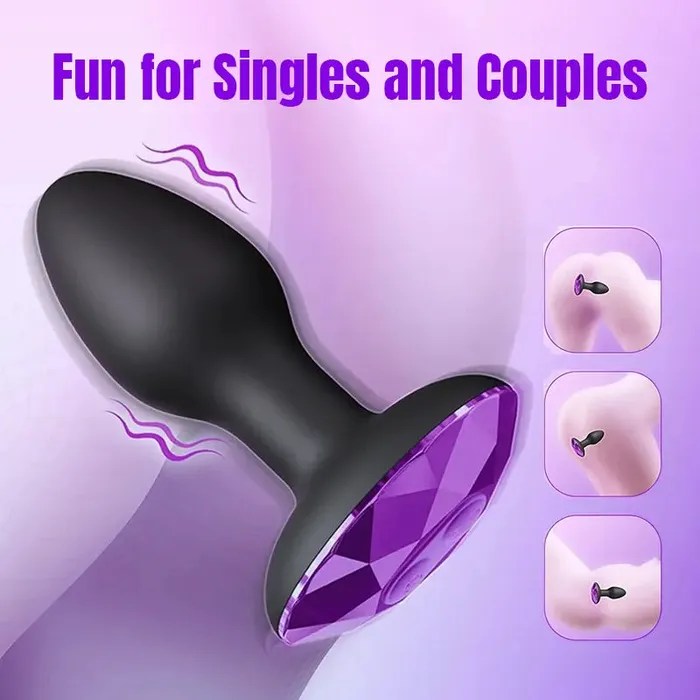 Male Sex Toys Inyarose Pleasure Wave Rotating Vibrating Anal Plug