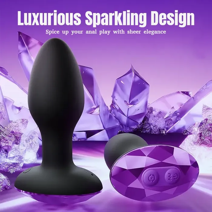 Male Sex Toys Inyarose Pleasure Wave Rotating Vibrating Anal Plug
