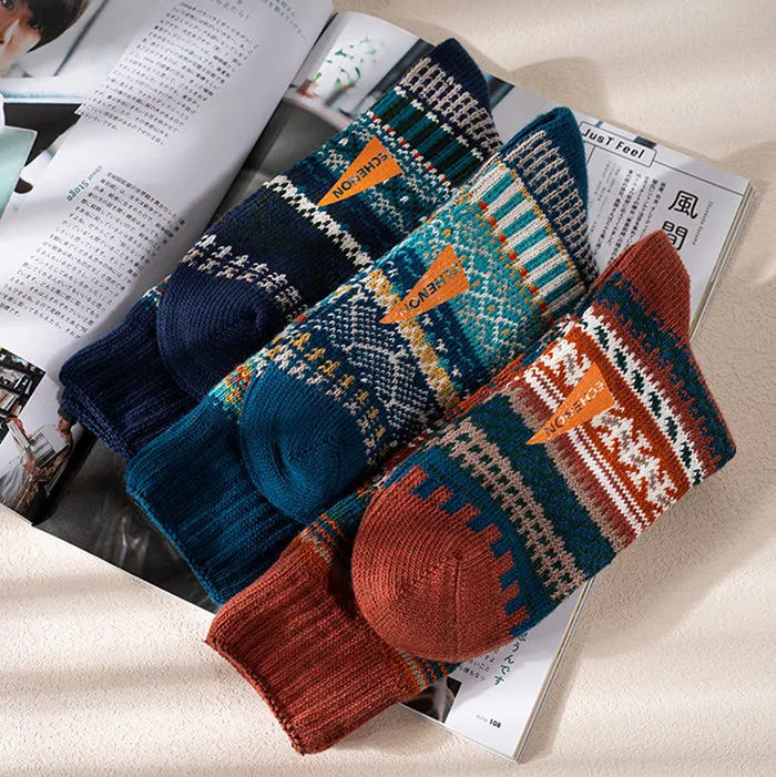 Male Sex Toys mysite 2 Pack Mixed Pattern Mens Crew Socks