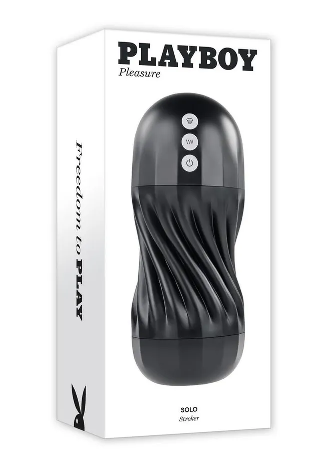 Male Sex Toys Playboy Solo Rechargeable Textured Stroker Playboy