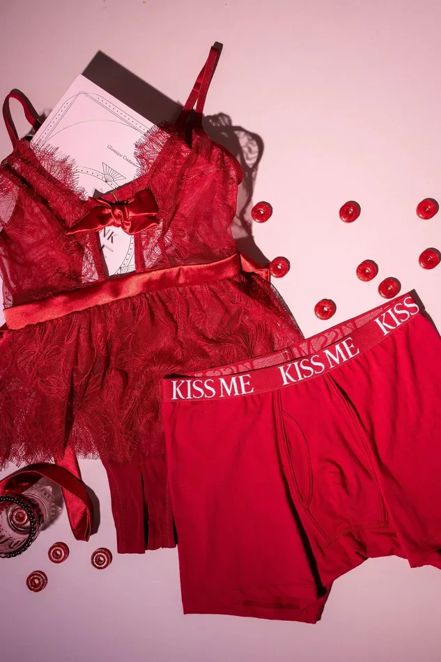 Mentionables Vibrators Eyelash Lace Crotchless Teddy Red Mentionables Vibrators Eyelash Lace Crotchless Teddy Red