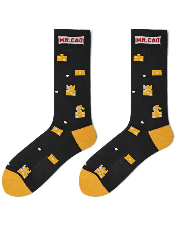 mysite Female Sex Toys Mens Jacquardknit Critter Calf Socks