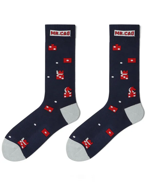 mysite Female Sex Toys Mens Jacquardknit Critter Calf Socks