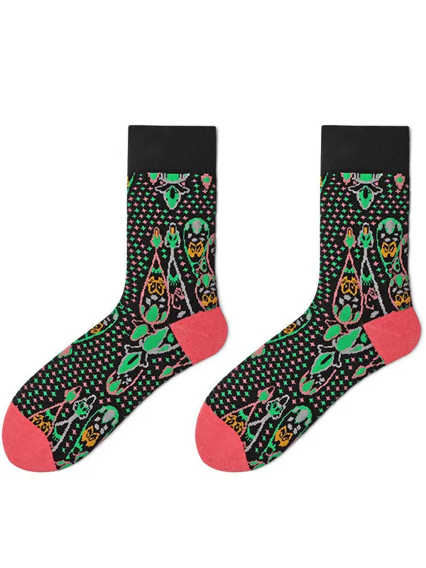mysite Female Sex Toys Mens Jacquardknit Critter Calf Socks