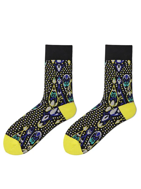 mysite Female Sex Toys Mens Jacquardknit Critter Calf Socks