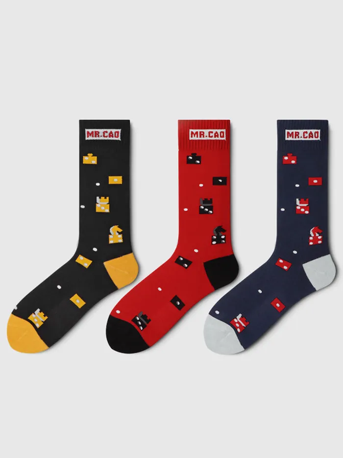 mysite Female Sex Toys Mens Jacquardknit Critter Calf Socks