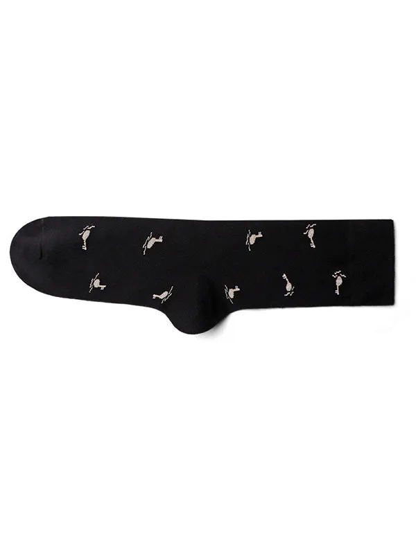 mysite Female Sex Toys Mens Jacquardknit Critter Calf Socks