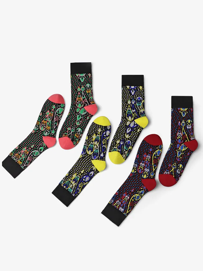 mysite Female Sex Toys Mens Jacquardknit Critter Calf Socks