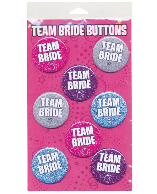 Open Desires Vibrators Bachelorette Party Button Team Bride