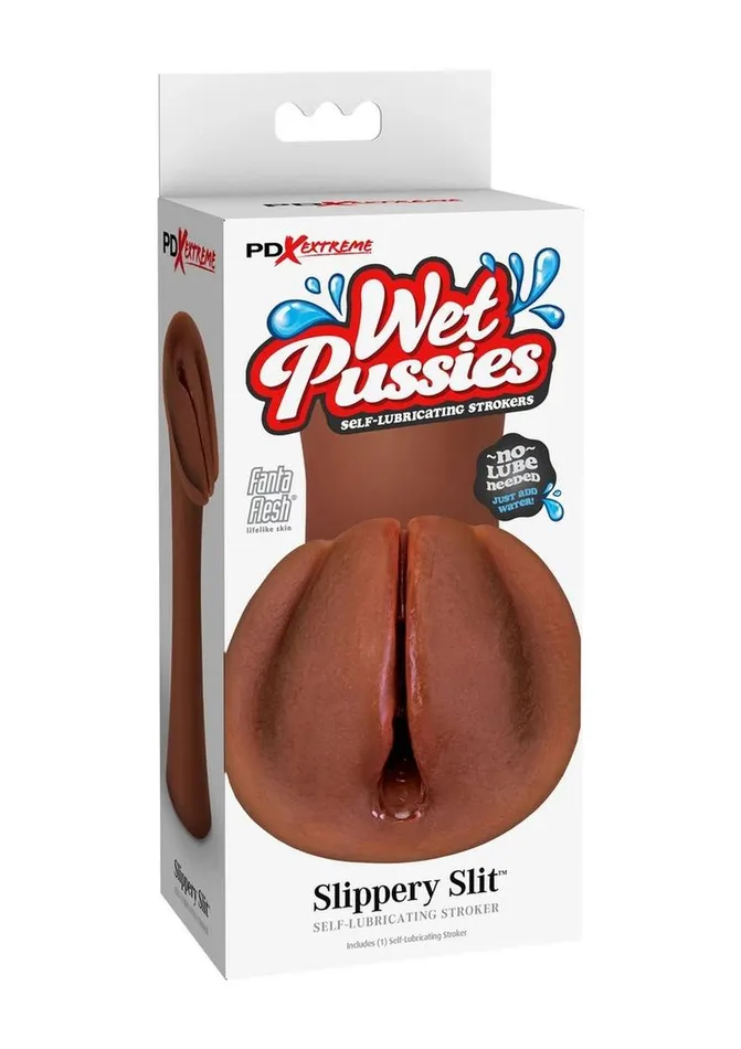 Pipedream Extreme Toyz Male Sex Toys Pdx Extreme Wet Pussies Slippery Slit Self Lubricating Stroker