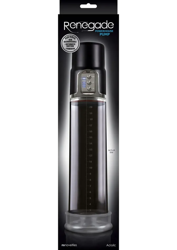 Renegade Renegade Powerhouse Rechargeable Penis Pump Male Sex Toys