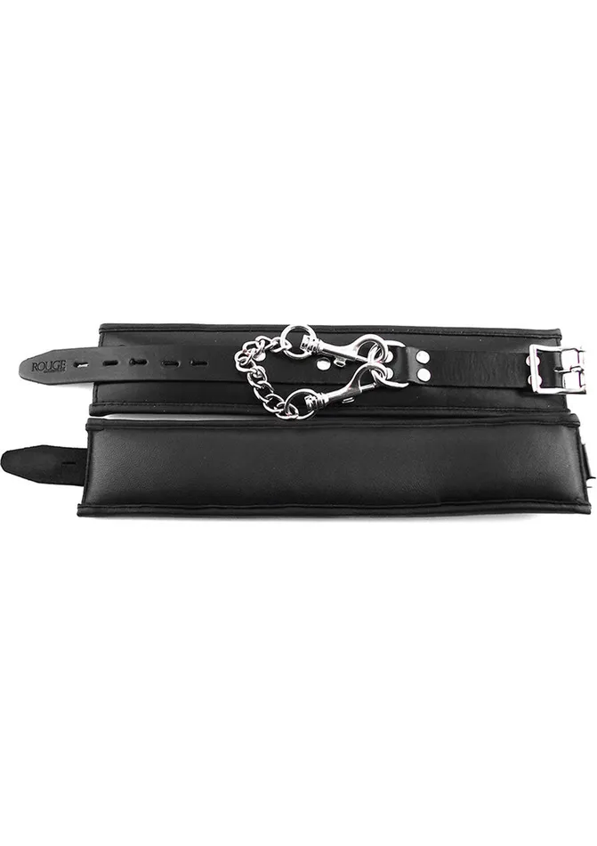 Restraints Rouge Rouge Padded Leather Adjustable Ankle Cuffs