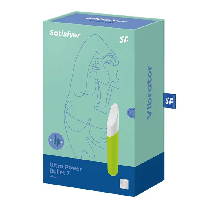 Satisfyer Ultra Power Bullet 7 Vibrator Green Satisfyer Female Sex Toys