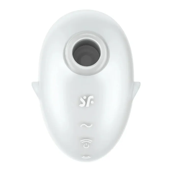 Satisfyer Vibrators Satisfyer Cutie Ghost Double Air Pulse Vibrator White