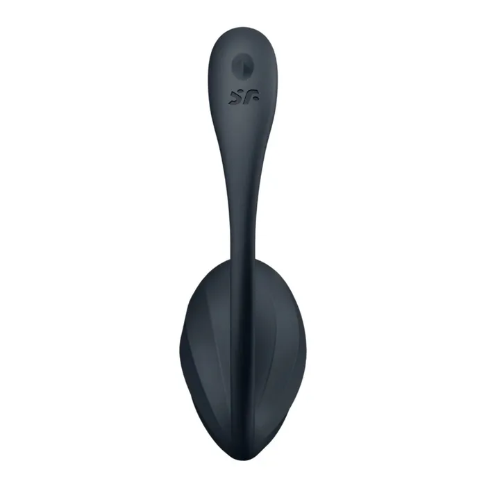 Satisfyer Vibrators Satisfyer Ribbed Petal Connect App Wearable Vibrator Black