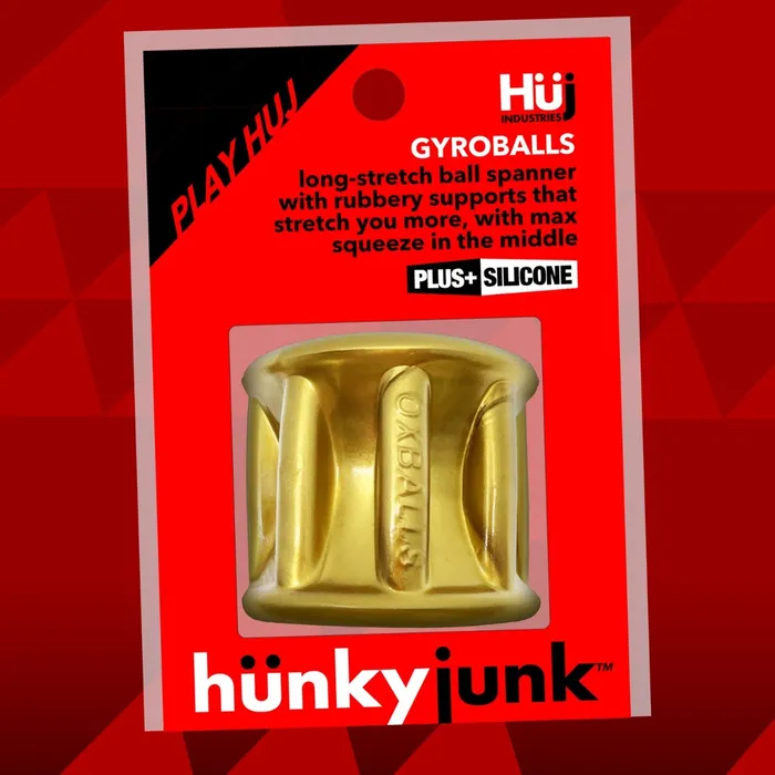Vibrators Hunkyjunk Hunkyjunk Gyroballs Ball Stretcher Metallic Bronze