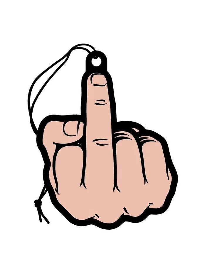 Vibrators WoodRocket Middle Finger Air Freshener