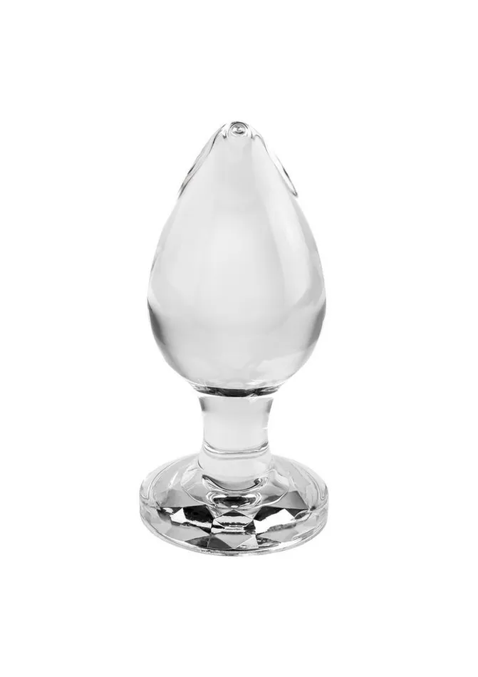 Adam and Eve Pink Gem Glass Plug Adam and Eve Anal