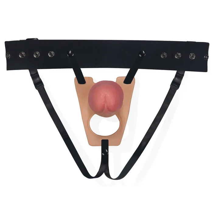 ADLTOYFUN Male Sex Toys 85 Inch Strapon Harness Realistic Penis Extension Sleeve