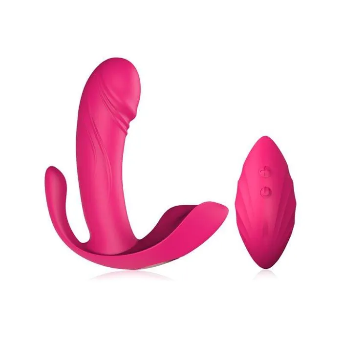 ADLTOYFUN Vibrators Invisible Wearable Vibrator Clitoris Vagina Anus Stimulator Adult Toy