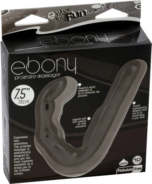 Anal Excellent Power Ebony Prostate Massager Anal Excellent Power Ebony Prostate Massager