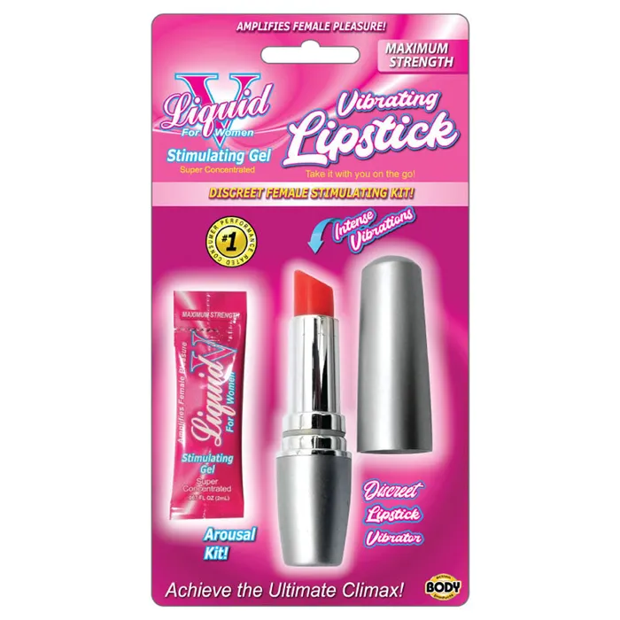 Body Action Couples Liquid v Vibrating Lipstick Kit