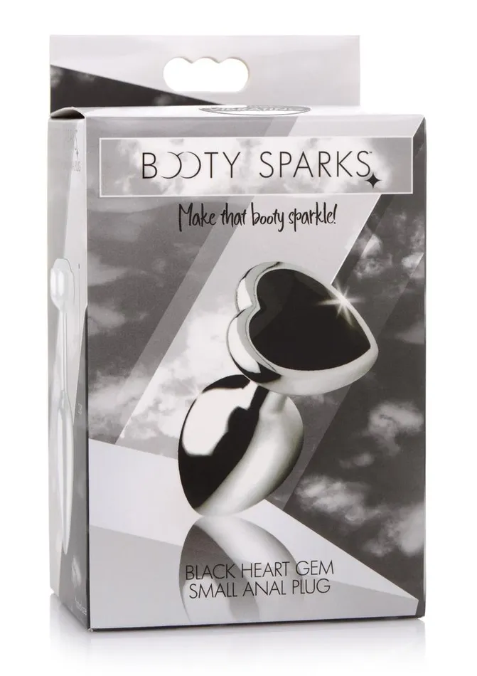 Booty Sparks Anal Booty Sparks Gemstones Black Heart Anal Plug