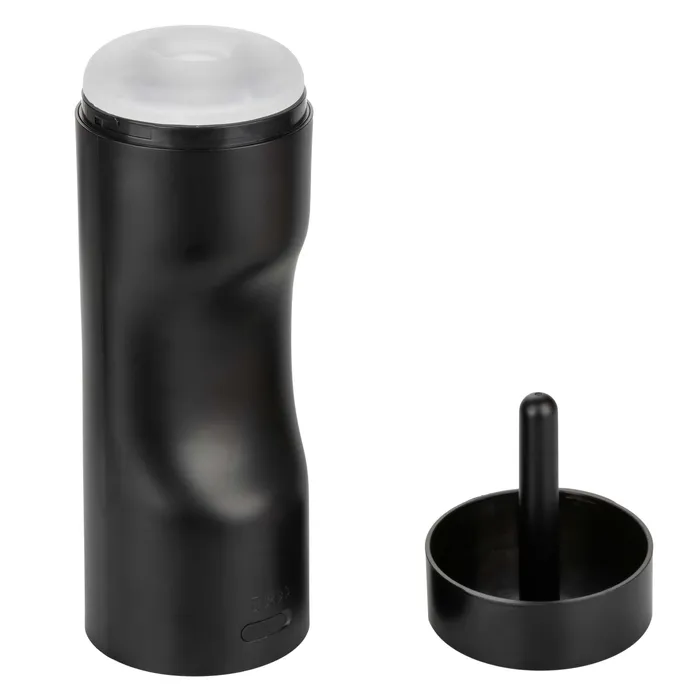 CalExotics Male Sex Toys Bionic Sucking and Vibrating Masturbator Black CalExotics Male Sex Toys Bionic Sucking and Vibrating Masturbator Black