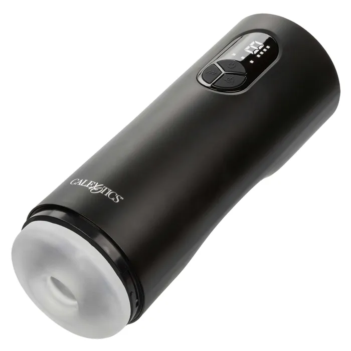 CalExotics Male Sex Toys Bionic Sucking and Vibrating Masturbator Black CalExotics Male Sex Toys Bionic Sucking and Vibrating Masturbator Black