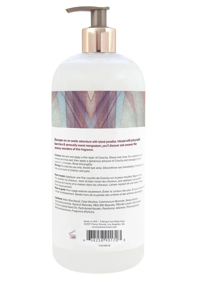 Coochy Shave Cream Island Paradise Coochy Vibrators
