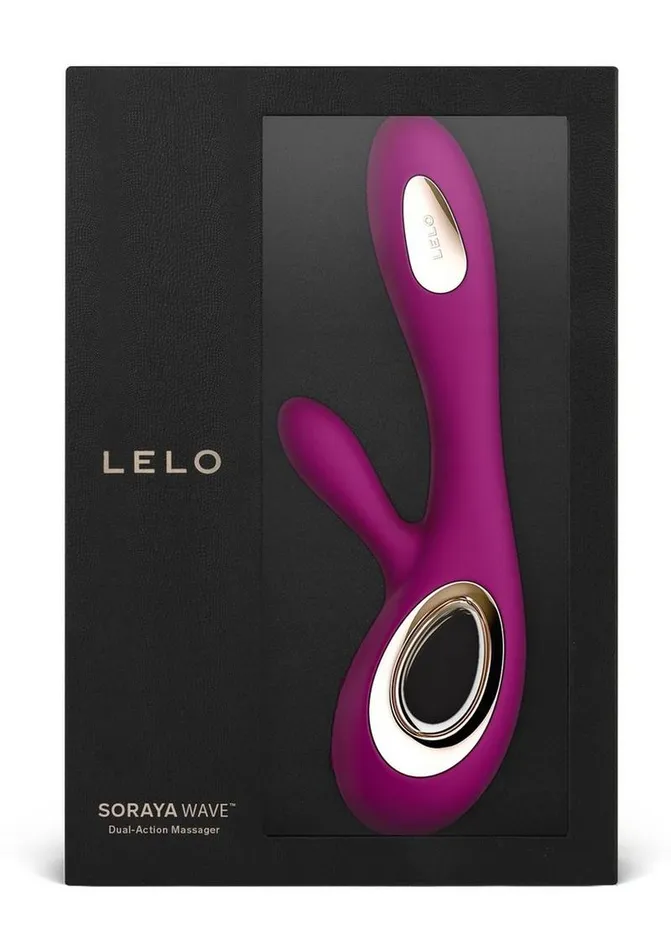 Female Sex Toys Lelo Soraya Wave Rechargeable Rabbit Vibrator Deep