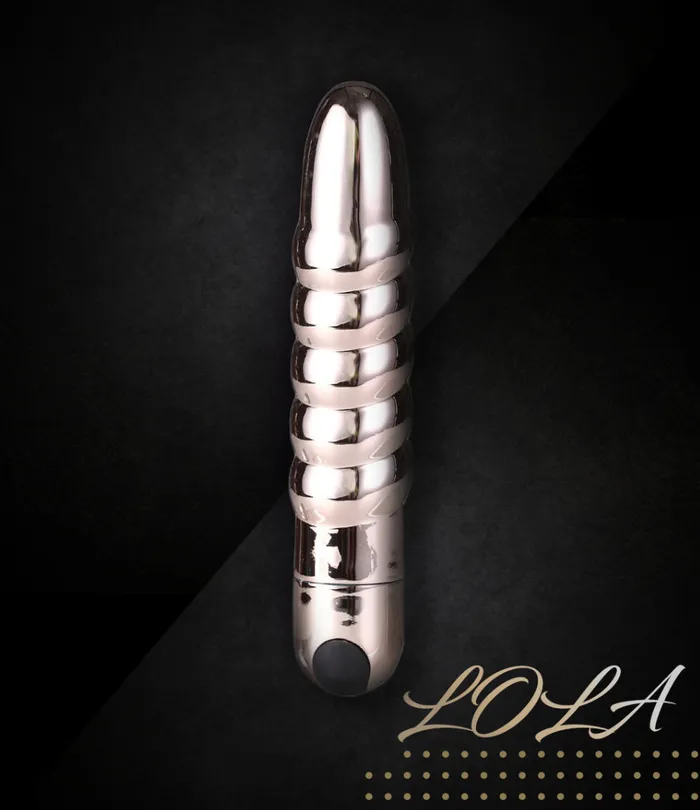 Female Sex Toys Lola 10 Function Vibrating Twisty Bullet Rose Gold Maia Toys