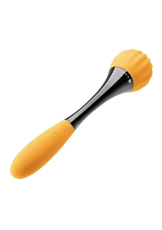 Gender X Sunflower Silicone Rechargeable Dual End Vibrator Gender X Female Sex Toys