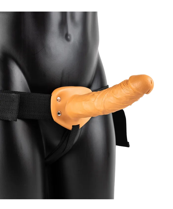 Hollow Strapon Without Balls 8 Inch Tan Shots RealRock Female Sex Toys Hollow Strapon Without Balls 8 Inch Tan Shots RealRock Female Sex Toys
