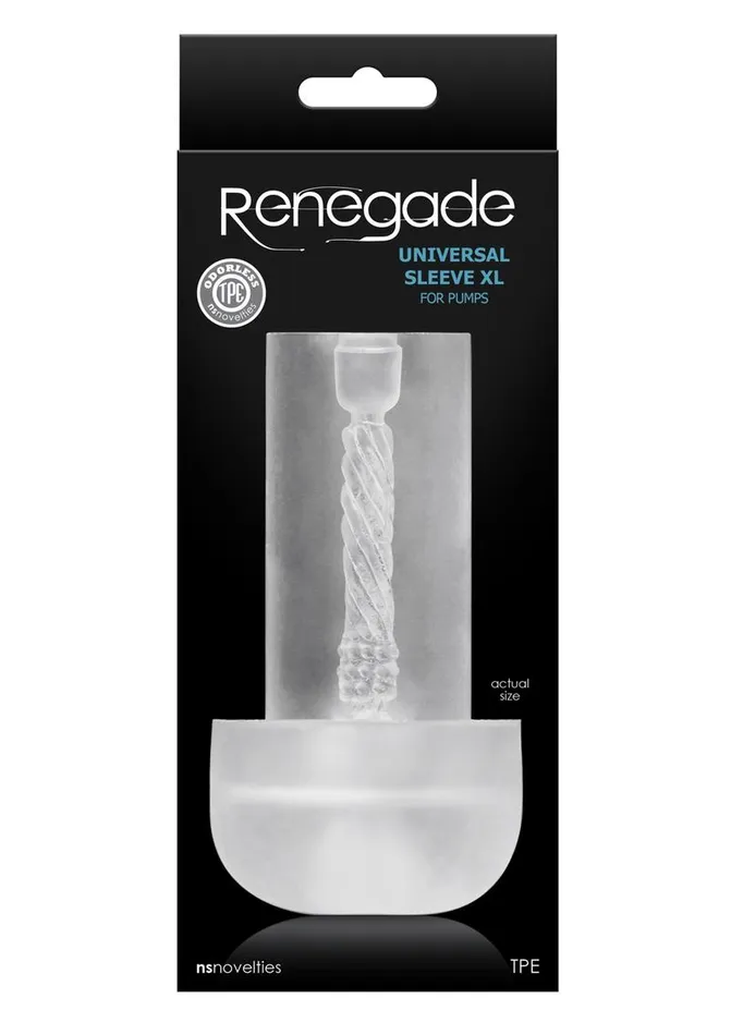 Male Sex Toys Renegade Universal Pump Sleeve XL Extra Long Renegade Male Sex Toys Renegade Universal Pump Sleeve XL Extra Long Renegade