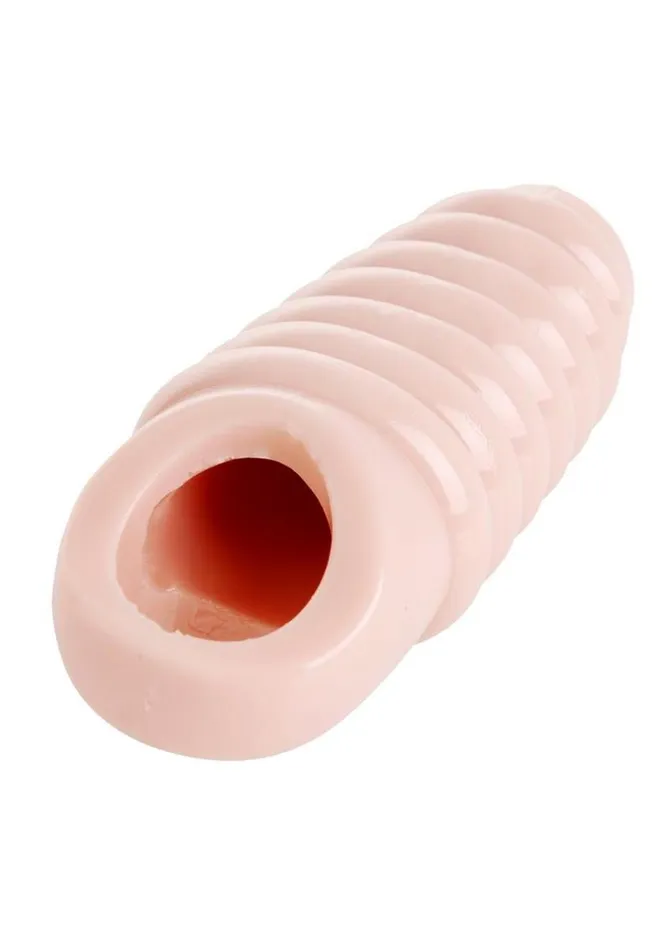 Male Sex Toys Size Matters Size Matters Really Ample Ribbed Penis Enhancer Sheath