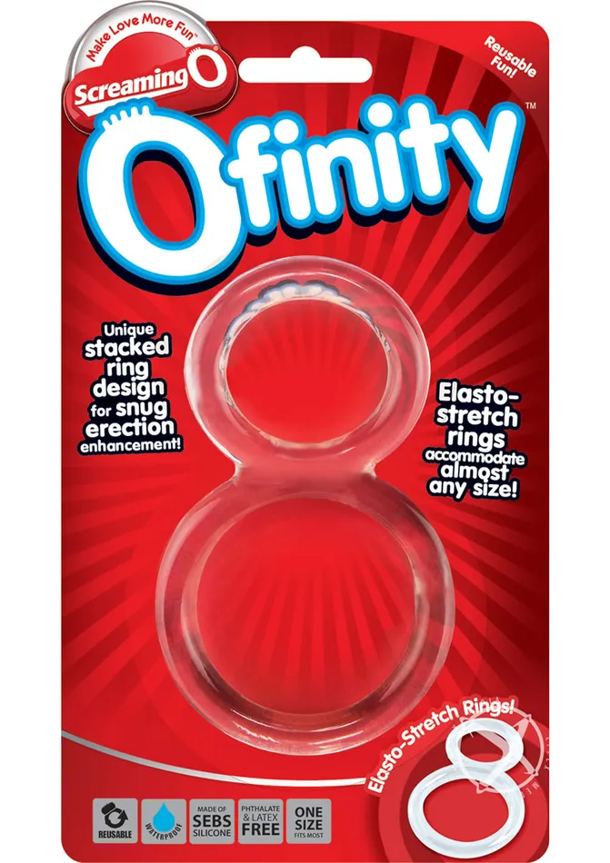 Ofinity Super Stretchy Double Silicone Cock Ring Waterproof Screaming O Male Sex Toys Ofinity Super Stretchy Double Silicone Cock Ring Waterproof Screaming O Male Sex Toys
