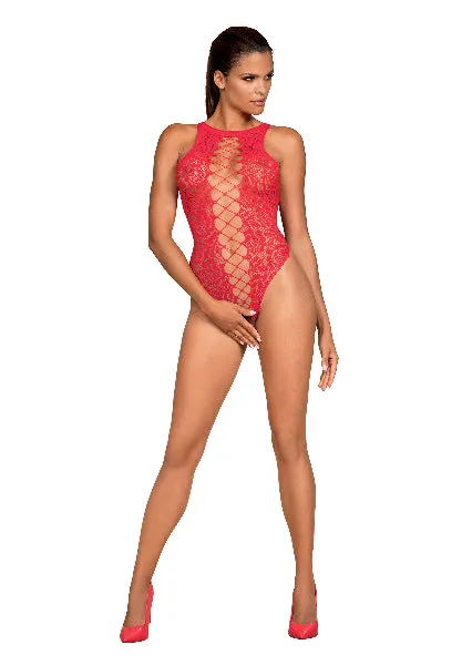 Open Back B120 Teddy Red Obsessive Vibrators