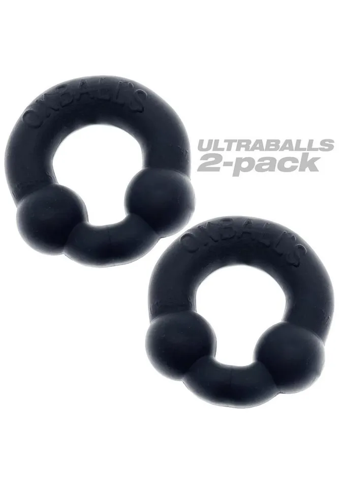 Oxballs Ultraballs Cock Ring Set 2 Pack Night Edition Oxballs Male Sex Toys